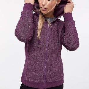 EUC Hyba Side Rib Zip Hoodie in Purple Size XXS